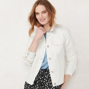 White Jean Jacket